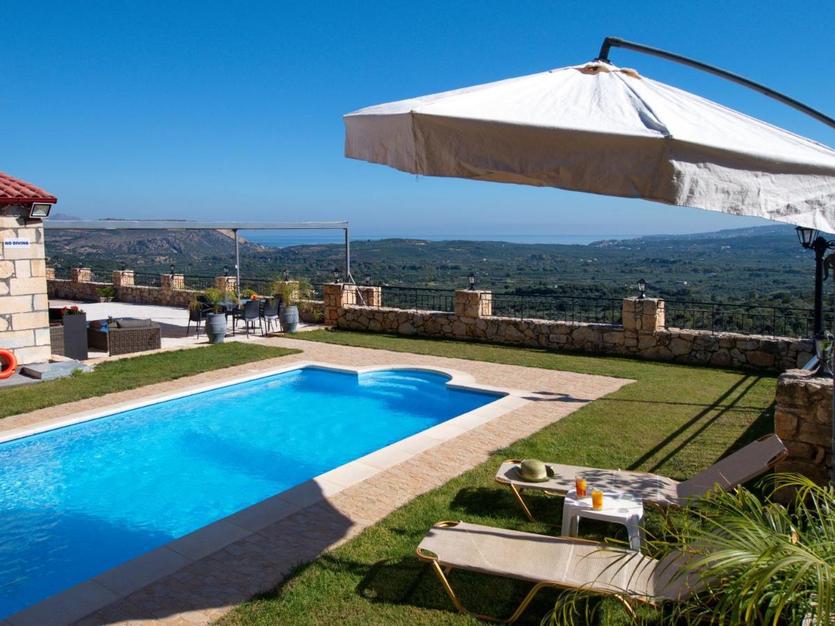 Villa Vangelis Stylos Crete Samonas Bagian luar foto