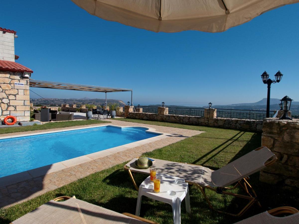 Villa Vangelis Stylos Crete Samonas Bagian luar foto