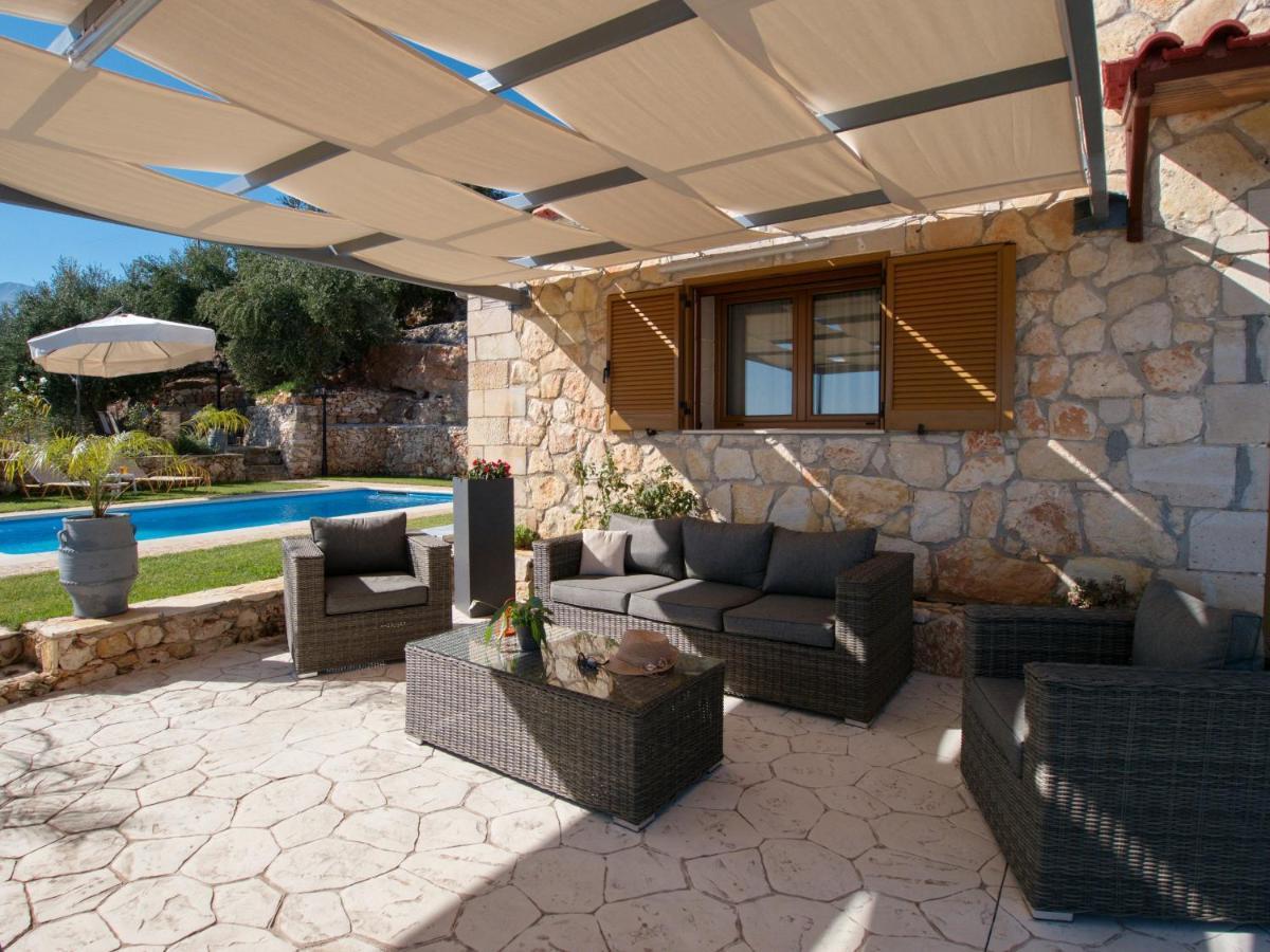 Villa Vangelis Stylos Crete Samonas Bagian luar foto