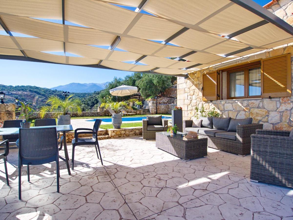 Villa Vangelis Stylos Crete Samonas Bagian luar foto