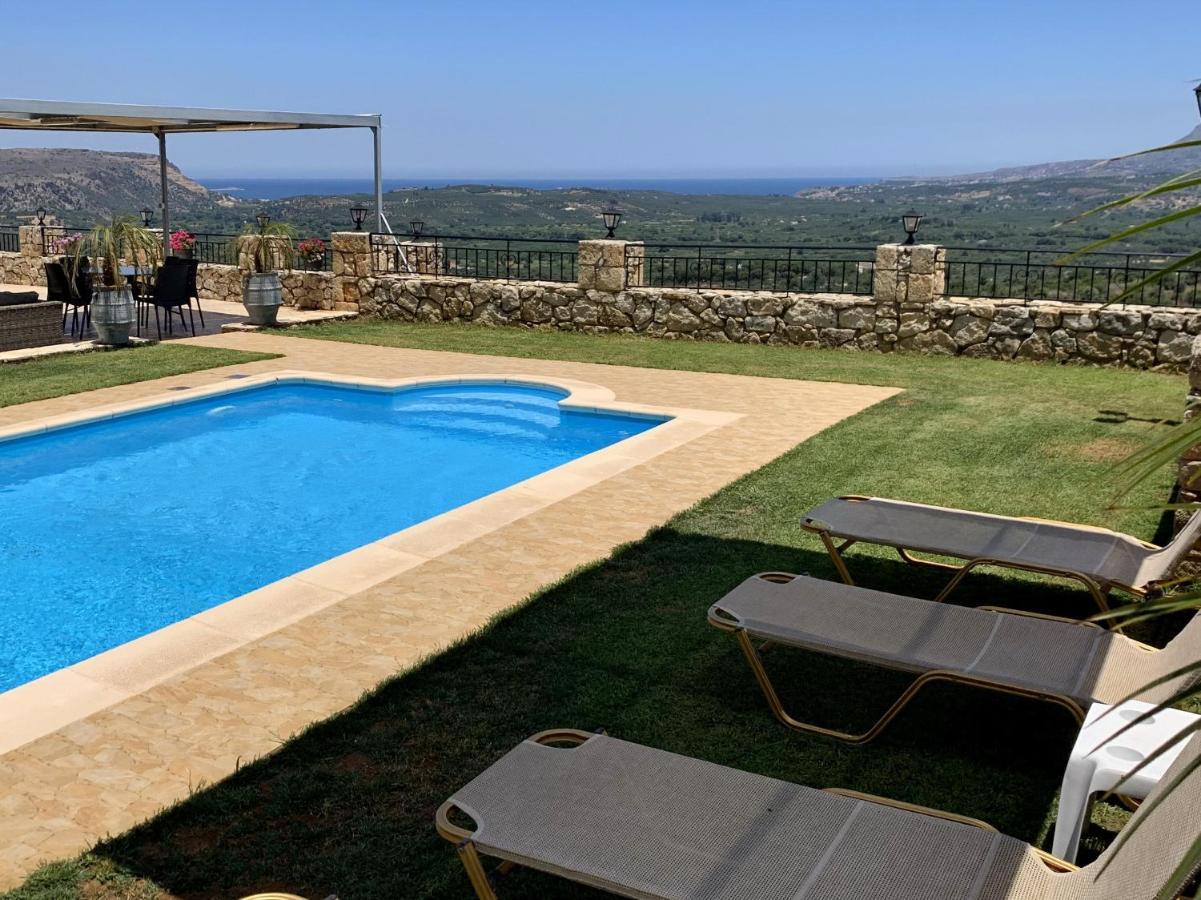 Villa Vangelis Stylos Crete Samonas Bagian luar foto