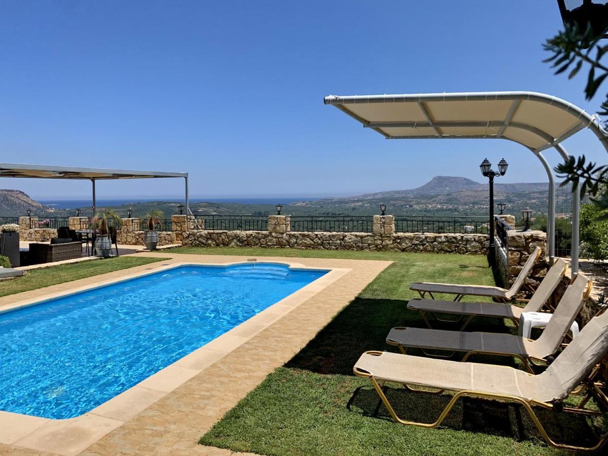 Villa Vangelis Stylos Crete Samonas Bagian luar foto