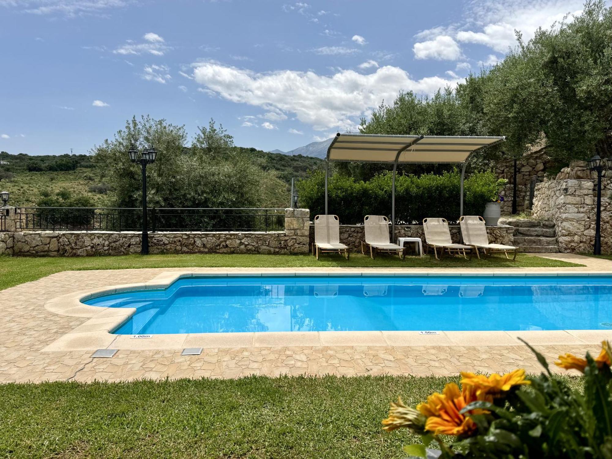 Villa Vangelis Stylos Crete Samonas Bagian luar foto